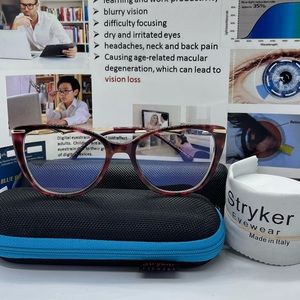 New Stryker Computer Wine/Tortoise STF52105  53/18